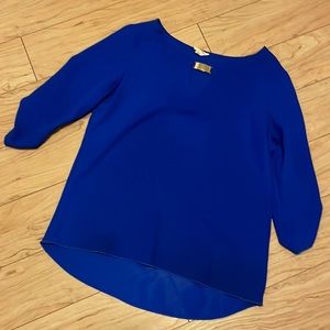 Tavia blue blouse